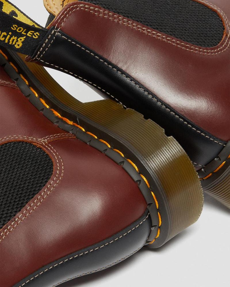 Dr Martens 2976 Abruzzo Lær Chelsea Støvler Herre Brune Svarte | Norge 326NWY